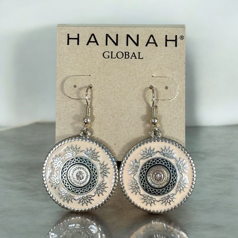 - BOHO gypsy dangle mandala painted Brand-new earrings *great for gifting*…